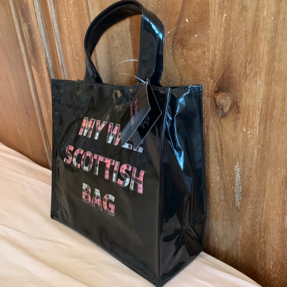 Black Tote Bag : My Wee Scottish Bag - Picture 3 of 9